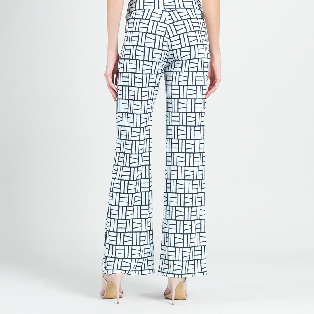 Kick Front High Slit Pant - Geo Rectangle - Final Sale! | Clara Sunwoo