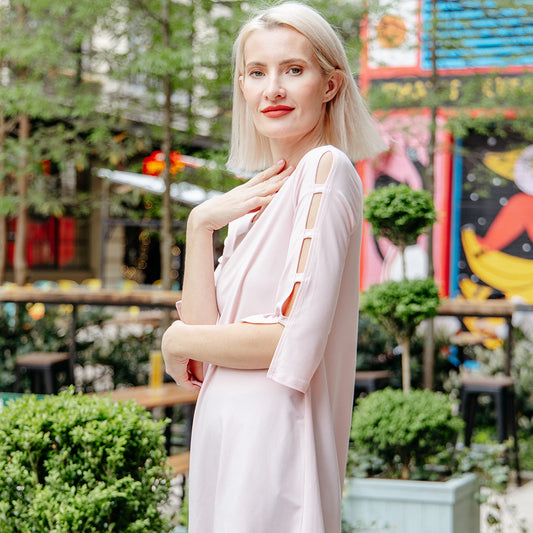 Ladder Sleeve Tunic - Rose - Final Sale! | Clara Sunwoo