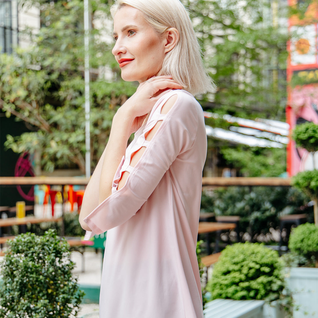 Ladder Sleeve Tunic - Rose - Final Sale! | Clara Sunwoo