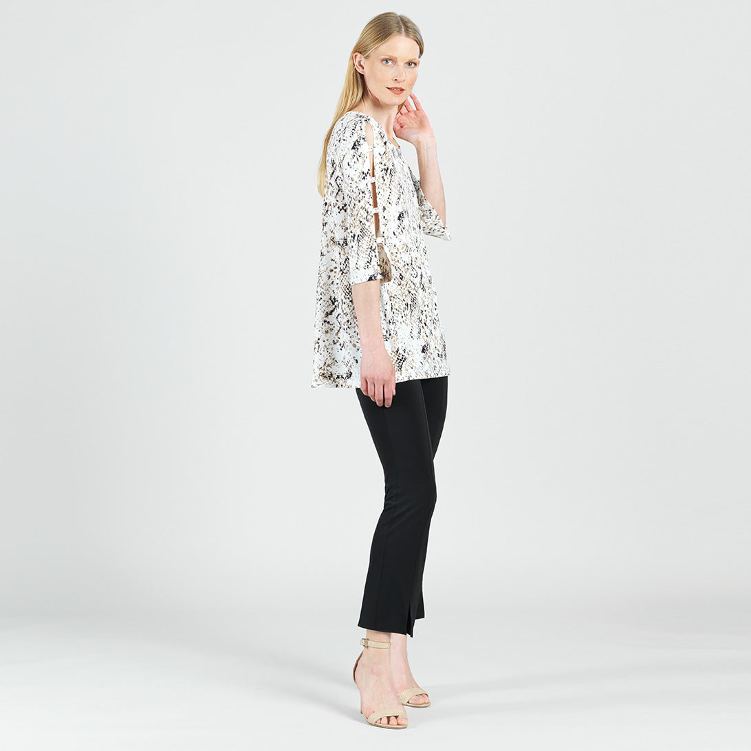 Ladder Sleeve Tunic - Python - Final Sale! | Clara Sunwoo