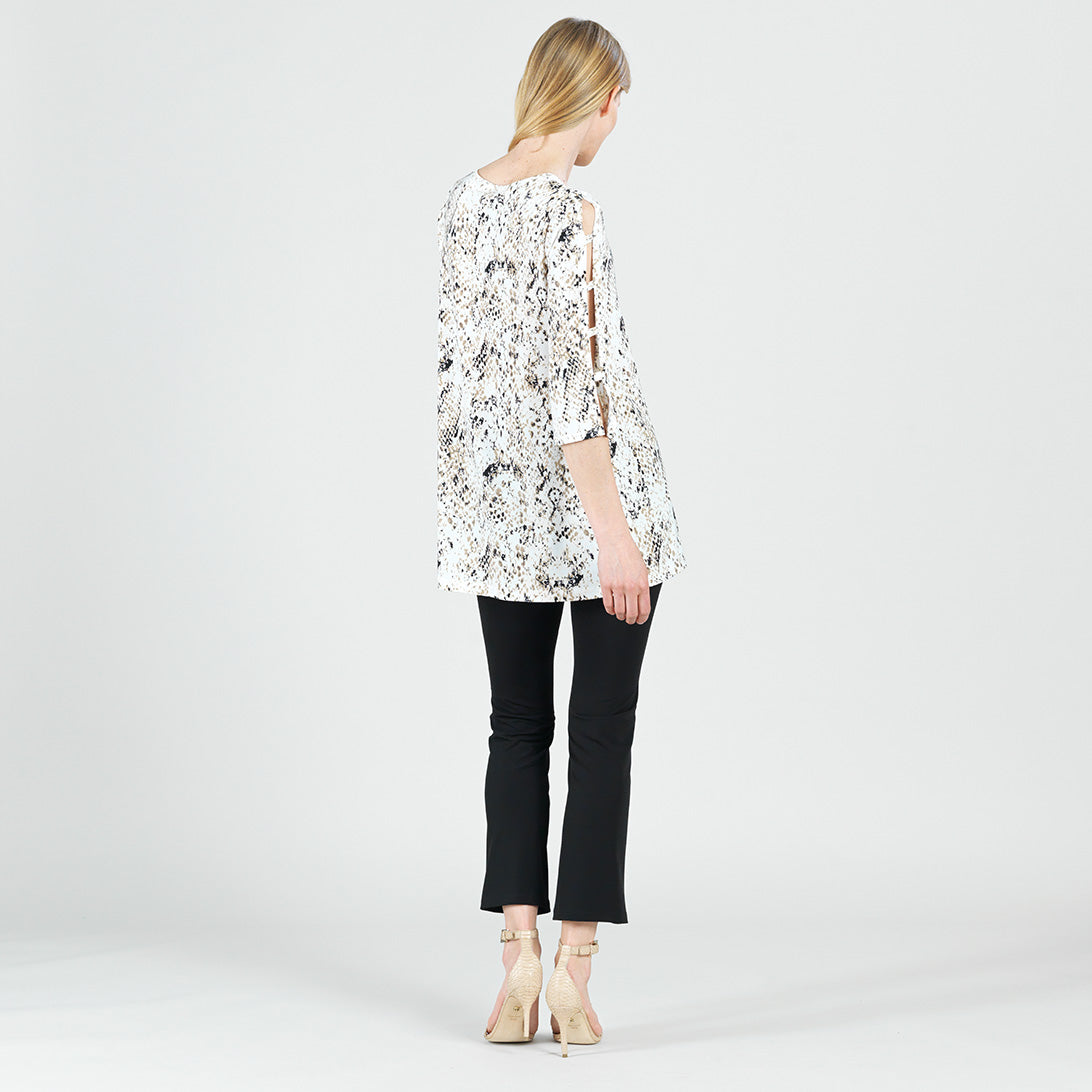 Ladder Sleeve Tunic - Python - Final Sale! | Clara Sunwoo