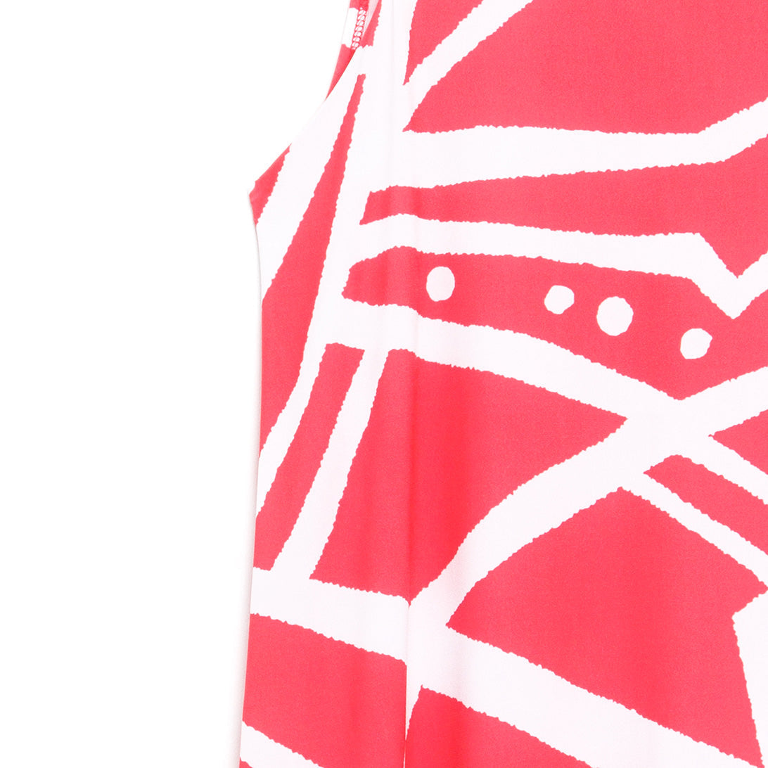 Jewel Neck Swing Dress - Stripes+Dots - Final Sale! | Clara Sunwoo