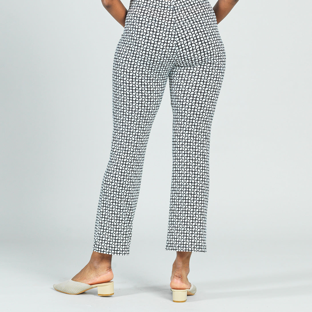 Center Seam Front Slit Ankle Pant - Chain Ring - Final Sale! | Clara Sunwoo