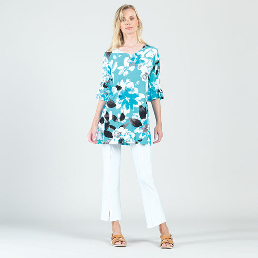 Tulip Cuff Tunic - Floral Petal - Final Sale! | Clara Sunwoo