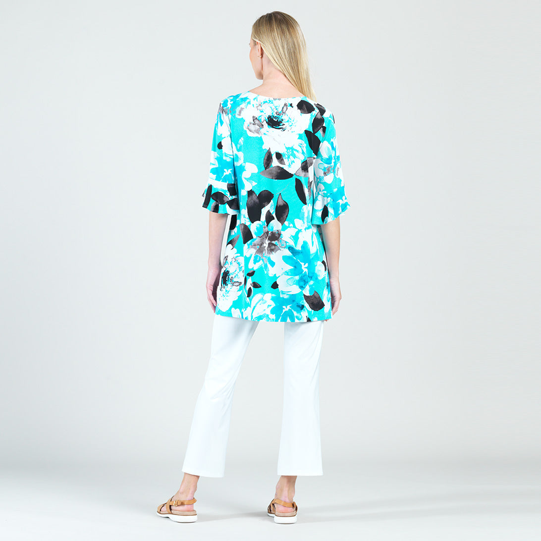 Tulip Cuff Tunic - Floral Petal - Final Sale! | Clara Sunwoo