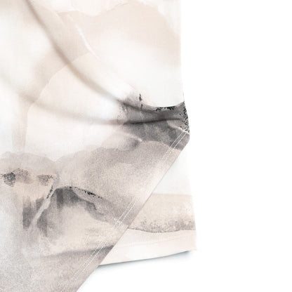 Crossover Faux Wrap Top - Watercolor - Final Sale | Clara Sunwoo