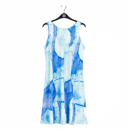 Jewel Neck Swing Dress - Water Splash - Final Sale! | Clara Sunwoo