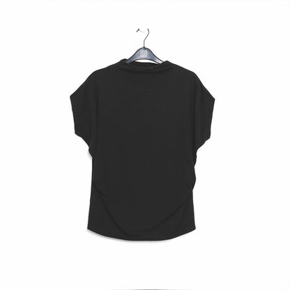 Modal Cotton - Funnel Neck Side Cinched Top - Black - Final Sale! | Clara Sunwoo