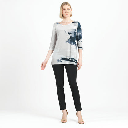 Scoop Neck Tunic  - Misty Petals - Final Sale! | Clara Sunwoo