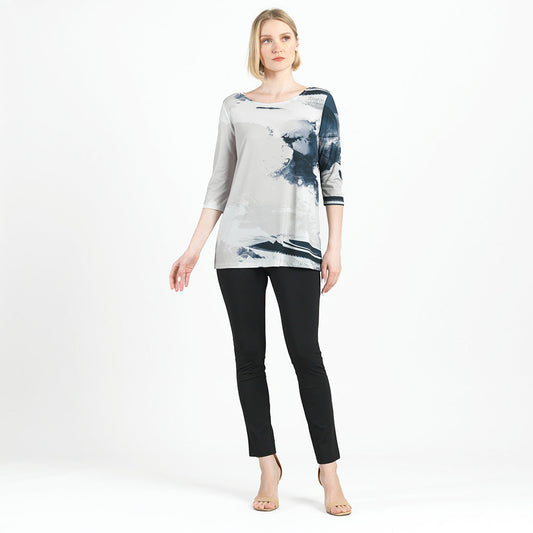 Scoop Neck Tunic  - Misty Petals - Final Sale! | Clara Sunwoo