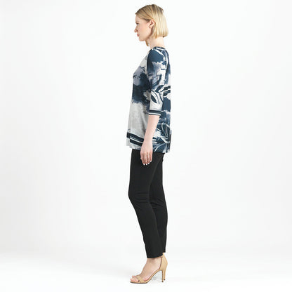 Scoop Neck Tunic  - Misty Petals - Final Sale! | Clara Sunwoo