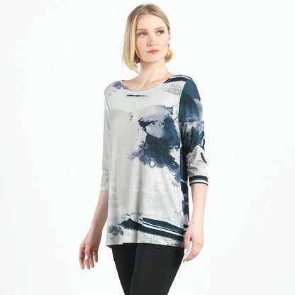 Scoop Neck Tunic  - Misty Petals - Final Sale! | Clara Sunwoo