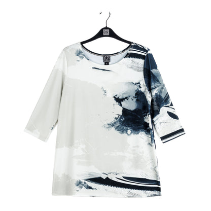 Scoop Neck Tunic  - Misty Petals - Final Sale! | Clara Sunwoo