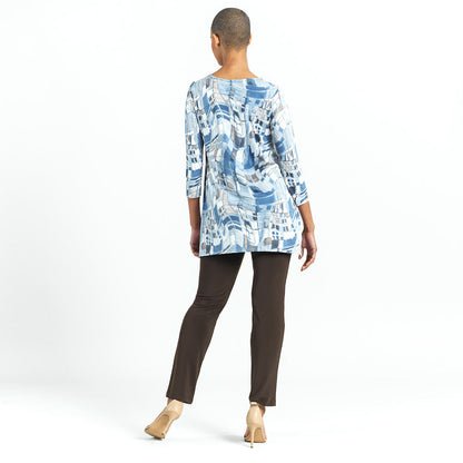 Butter Knit - Textured Parachute Hem Tunic - Mosaic Tile - Final Sale! | Clara Sunwoo