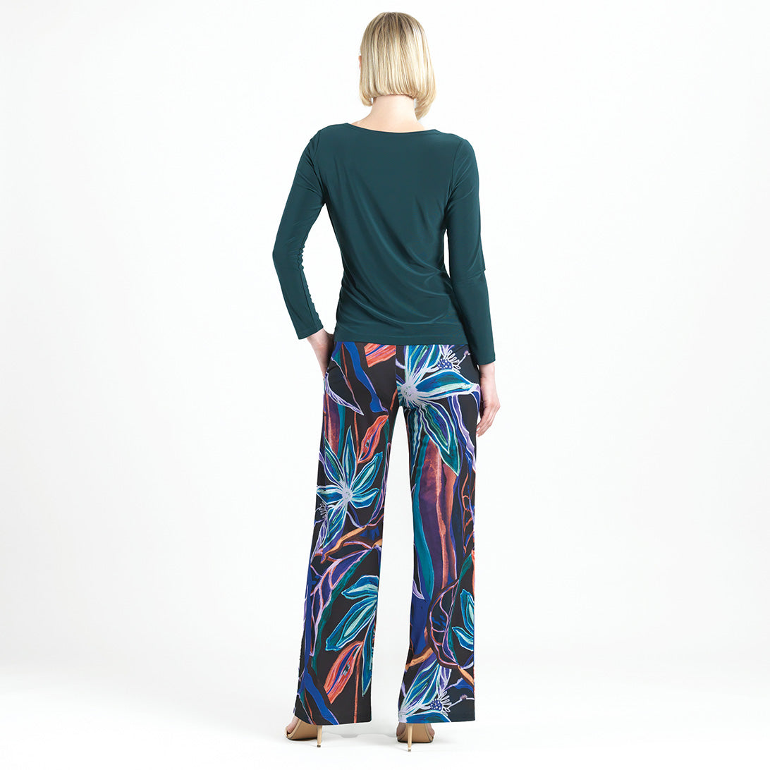 Side Tie Waist Top - Hunter Green - Final Sale | Clara Sunwoo