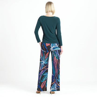 Side Tie Waist Top - Hunter Green - Final Sale | Clara Sunwoo