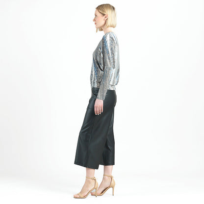 Dolman Sleeve Top - Python Taupe - Final Sale! | Clara Sunwoo