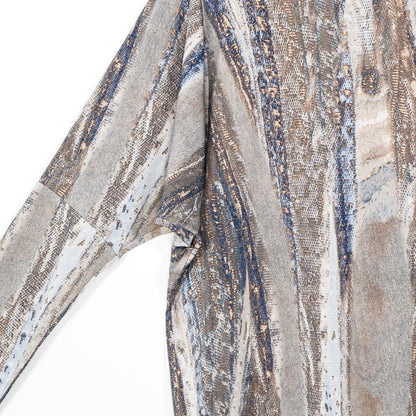 Dolman Sleeve Top - Python Taupe - Final Sale! | Clara Sunwoo