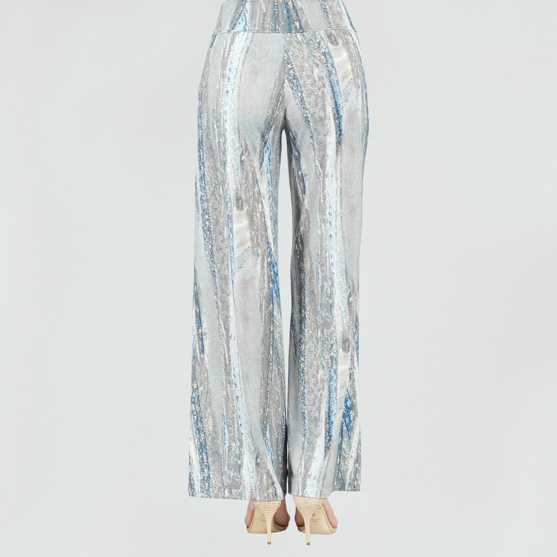 Signature Wide Leg Pocket Pant - Python Taupe - Final Sale! | Clara Sunwoo
