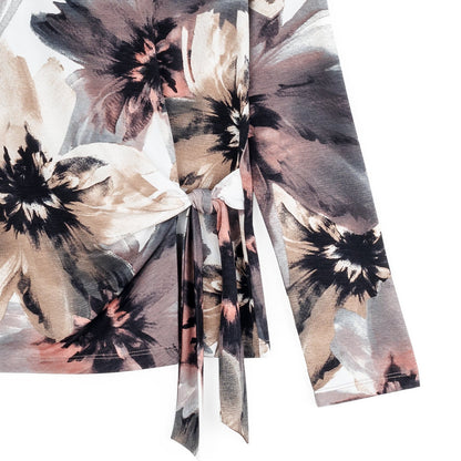 Gauze Knit - Side Tie Waist Top - Petal Whisper - Final Sale | Clara Sunwoo