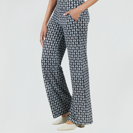Signature Wide Leg Pocket Pant - Geo Striped - Final Sale! | Clara Sunwoo