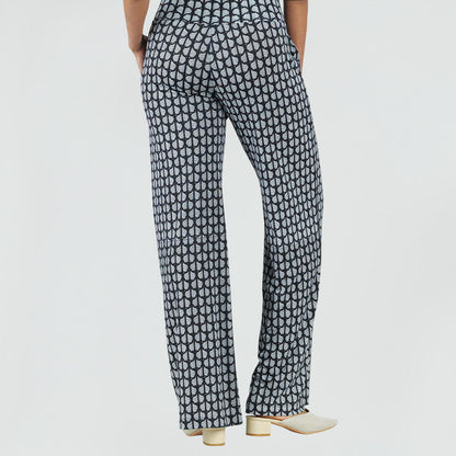 Signature Wide Leg Pocket Pant - Geo Striped - Final Sale! | Clara Sunwoo