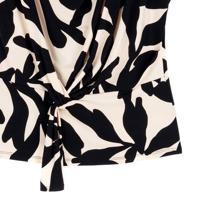 Drape Neck Loop Front Top - Leaf Shadow - Final Sale | Clara Sunwoo