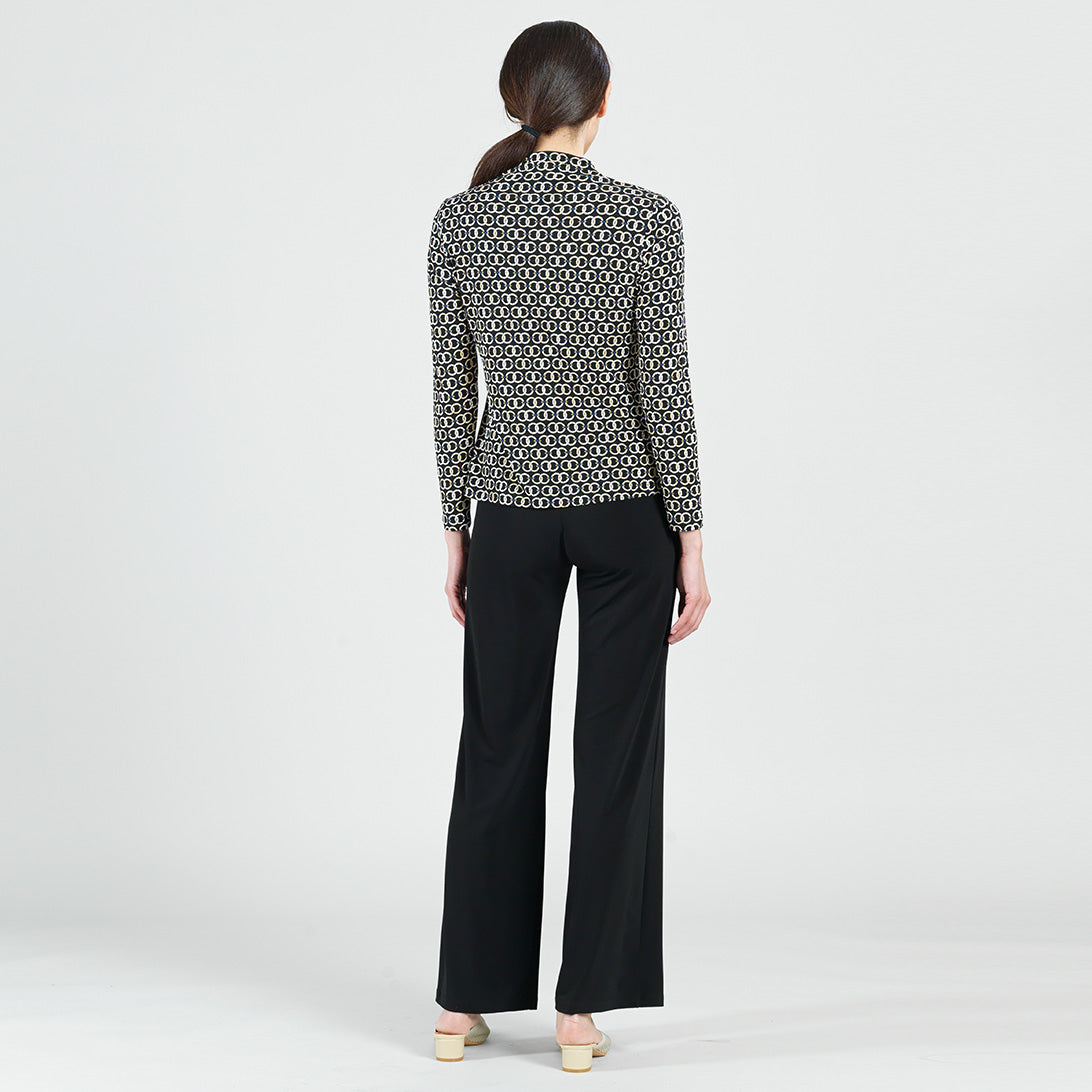Textured Center Front Tie Top - Chain Link - Final Sale! | Clara Sunwoo