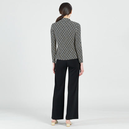 Textured Center Front Tie Top - Chain Link - Final Sale! | Clara Sunwoo