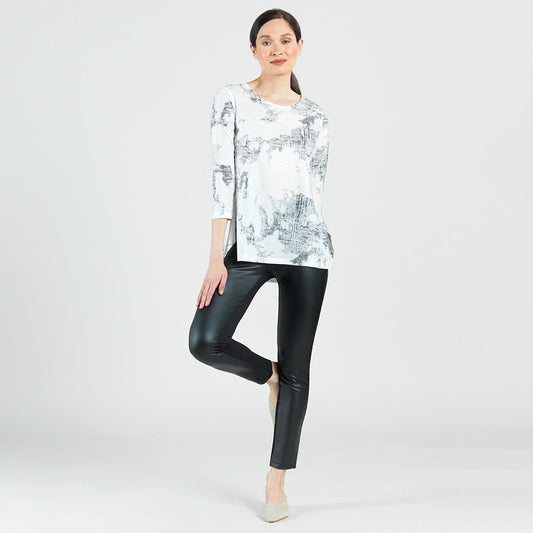 Foil Knit - Parachute Hem Tunic - Abstract Marble - Final Sale! | Clara Sunwoo