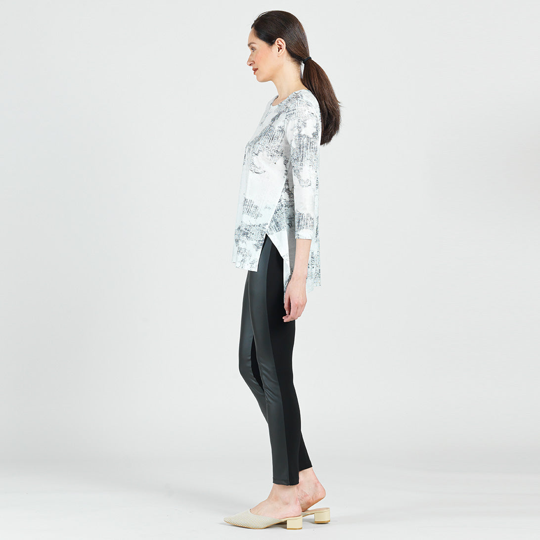 Foil Knit - Parachute Hem Tunic - Abstract Marble - Final Sale! | Clara Sunwoo