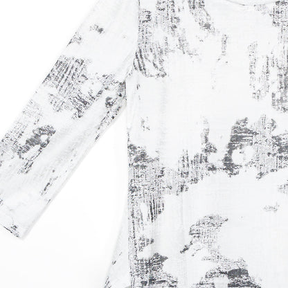 Foil Knit - Parachute Hem Tunic - Abstract Marble - Final Sale! | Clara Sunwoo