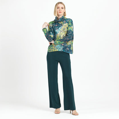 Cozy Texture - Tipped Hem Sweater - Floral Patch - Final Sale! | Clara Sunwoo