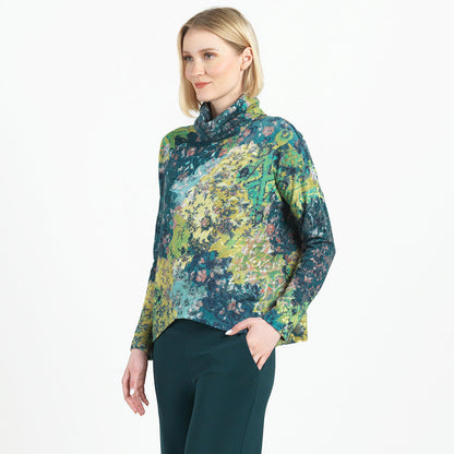 Cozy Texture - Tipped Hem Sweater - Floral Patch - Final Sale! | Clara Sunwoo