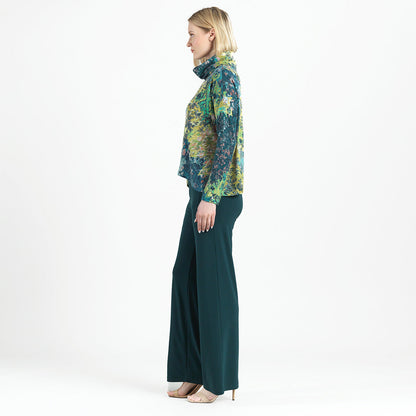 Cozy Texture - Tipped Hem Sweater - Floral Patch - Final Sale! | Clara Sunwoo