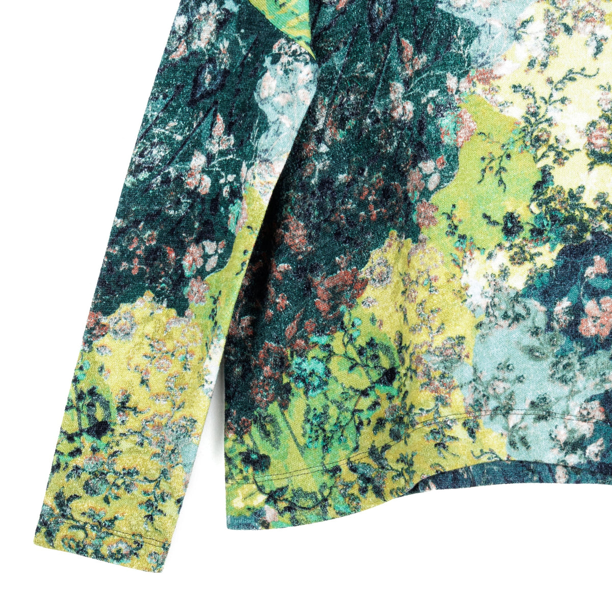 Cozy Texture - Tipped Hem Sweater - Floral Patch - Final Sale! | Clara Sunwoo