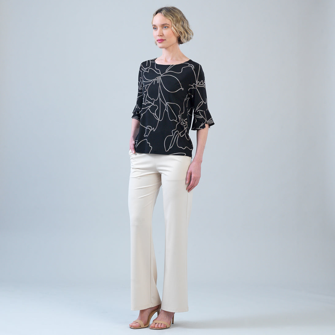 Tulip Cuff Top - Floral Starlight | Clara Sunwoo