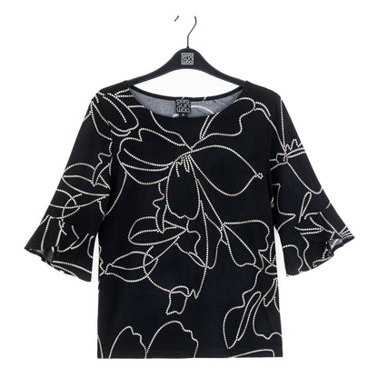 Tulip Cuff Top - Floral Starlight | Clara Sunwoo