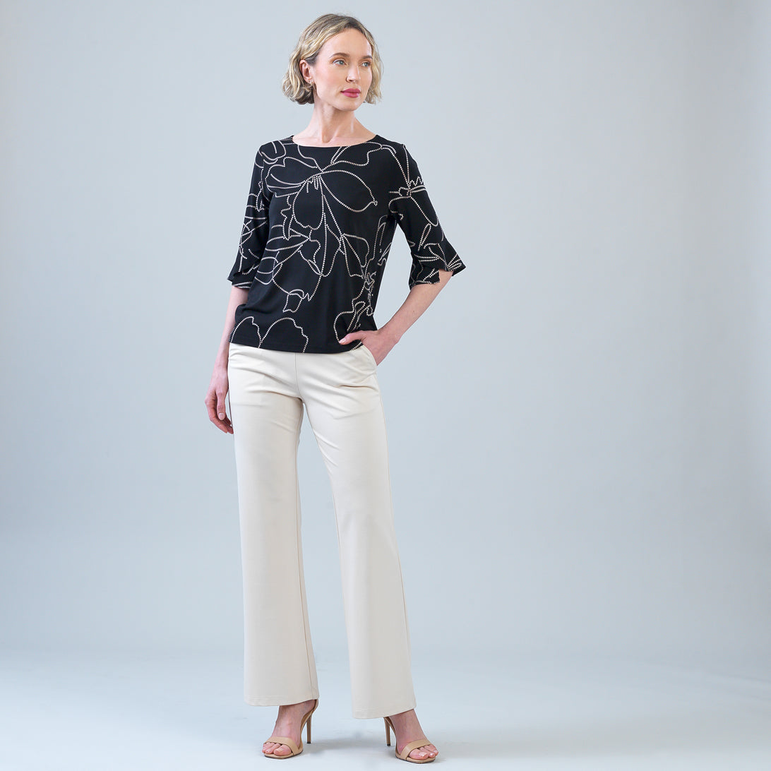 Tulip Cuff Top - Floral Starlight | Clara Sunwoo