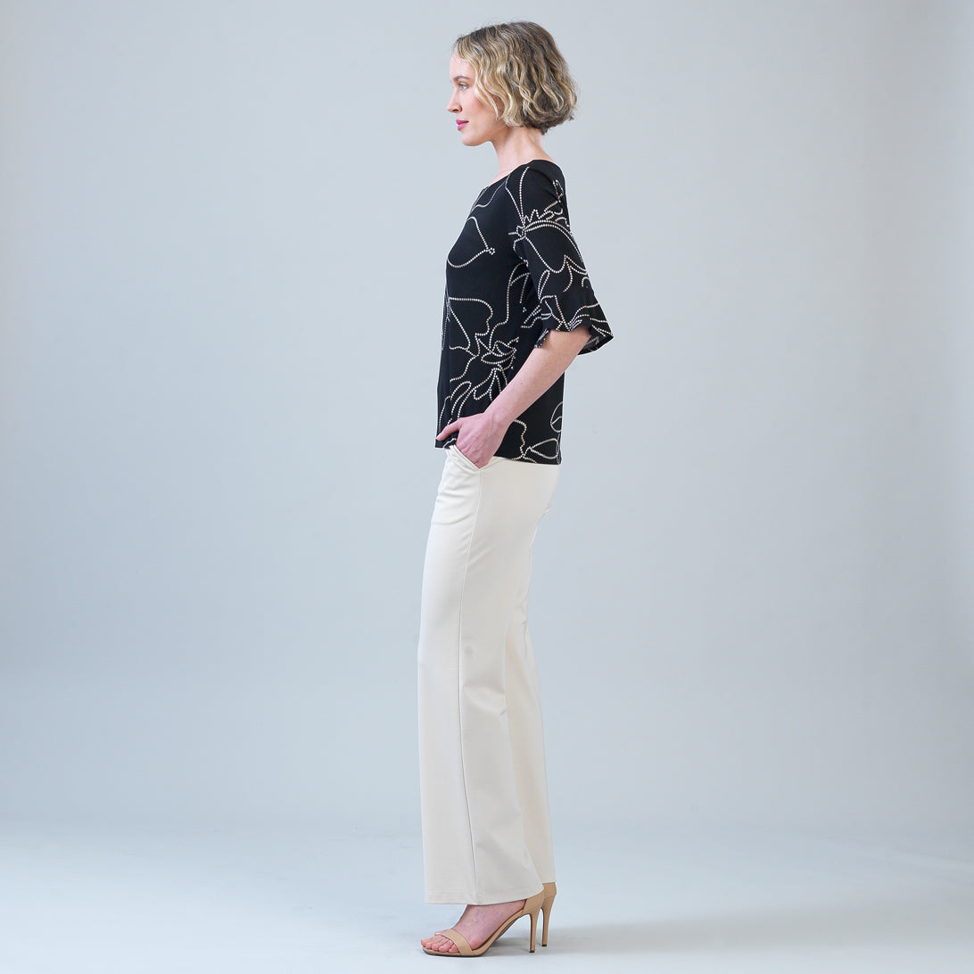 Tulip Cuff Top - Floral Starlight | Clara Sunwoo
