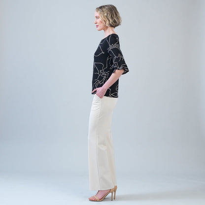 Tulip Cuff Top - Floral Starlight | Clara Sunwoo