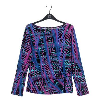 Side Twist Top - Track Stripe-Multi | Clara Sunwoo