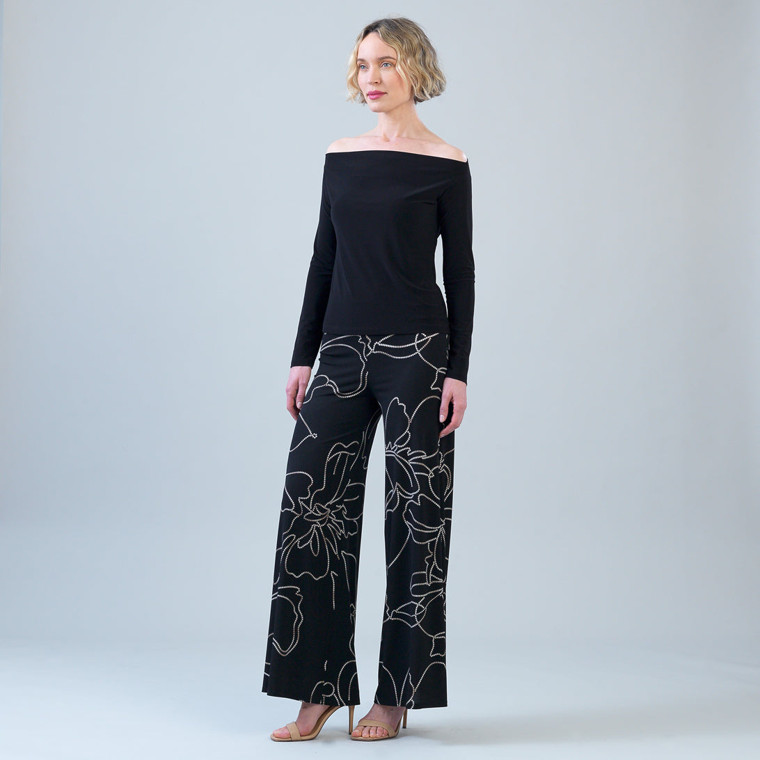 Modern Off Shoulder Top - Black | Clara Sunwoo