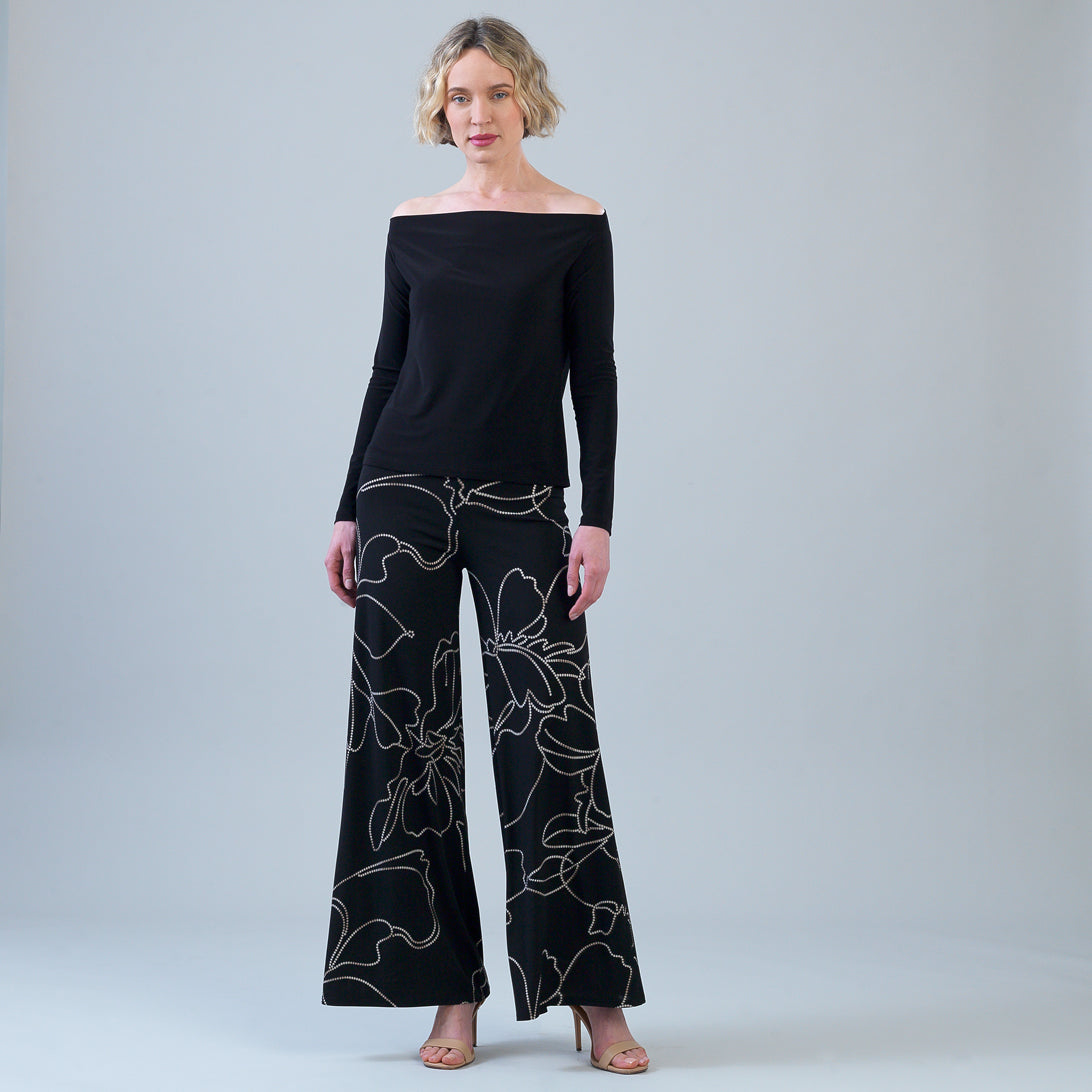 Modern Off Shoulder Top - Black | Clara Sunwoo