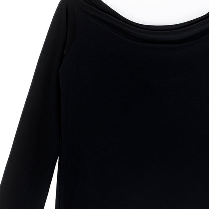 Modern Off Shoulder Top - Black | Clara Sunwoo